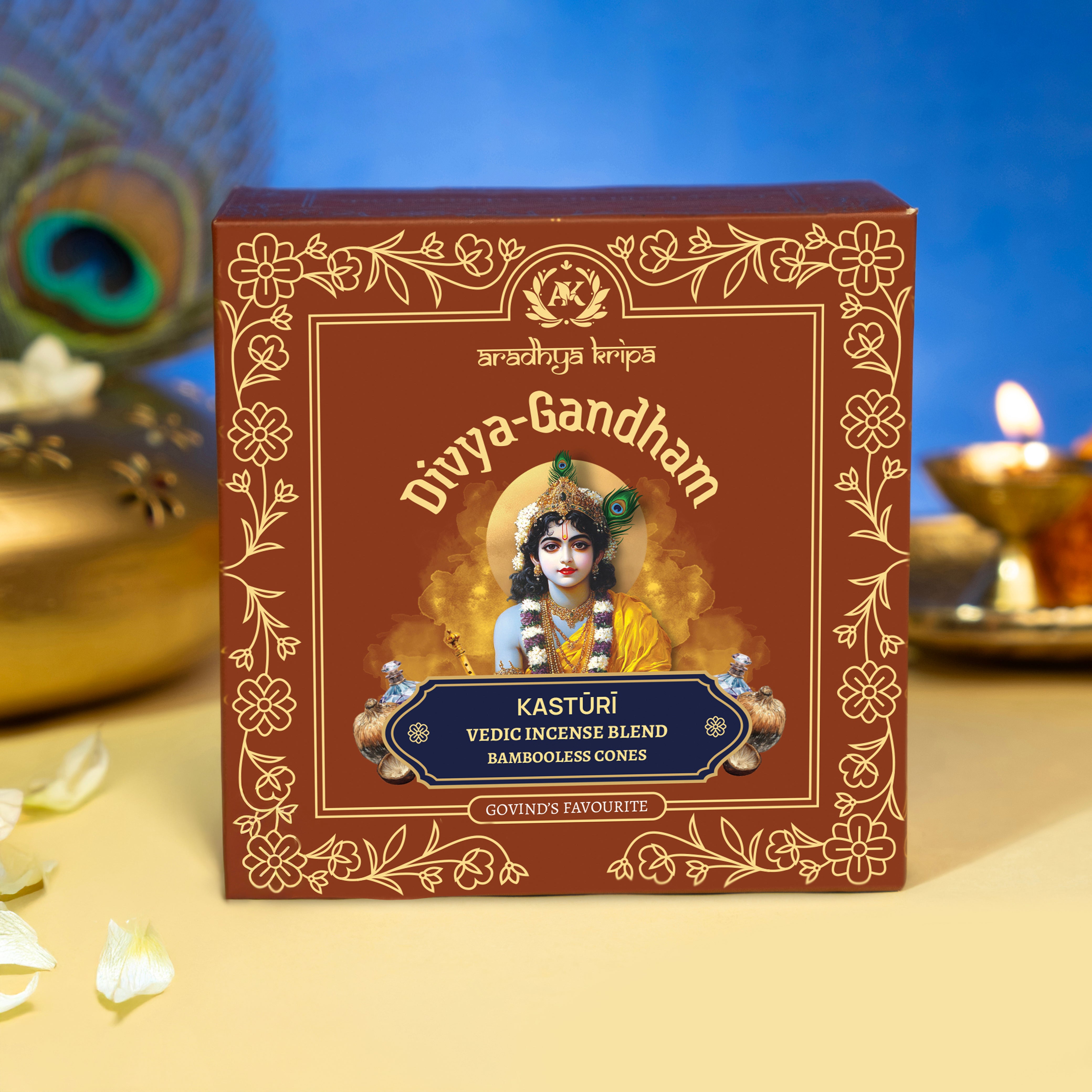 Vedic Incense (Dhoop) Cones -  Kasturi | Musk