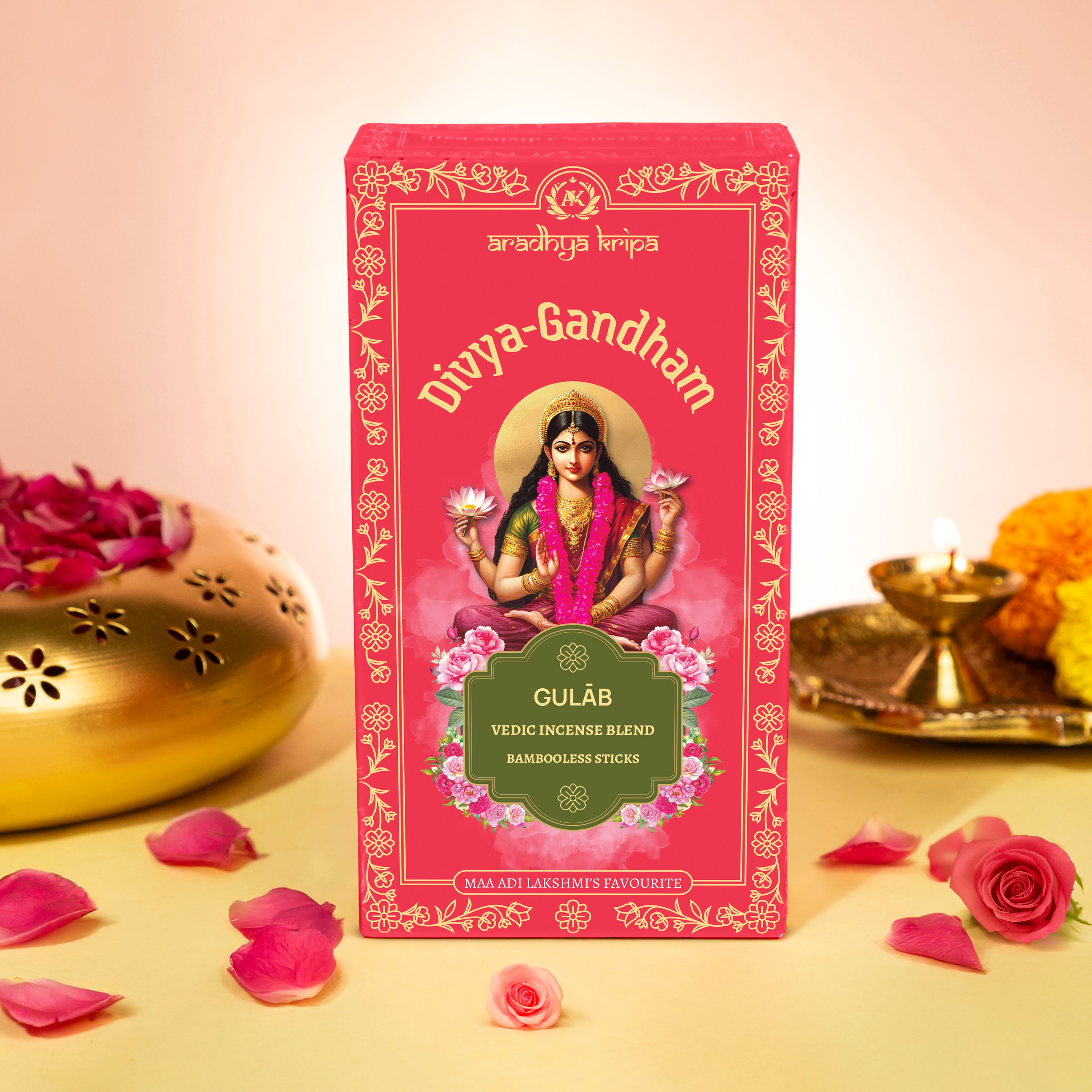 Vedic Incense (Dhoop) Sticks -  Gulab | Rose