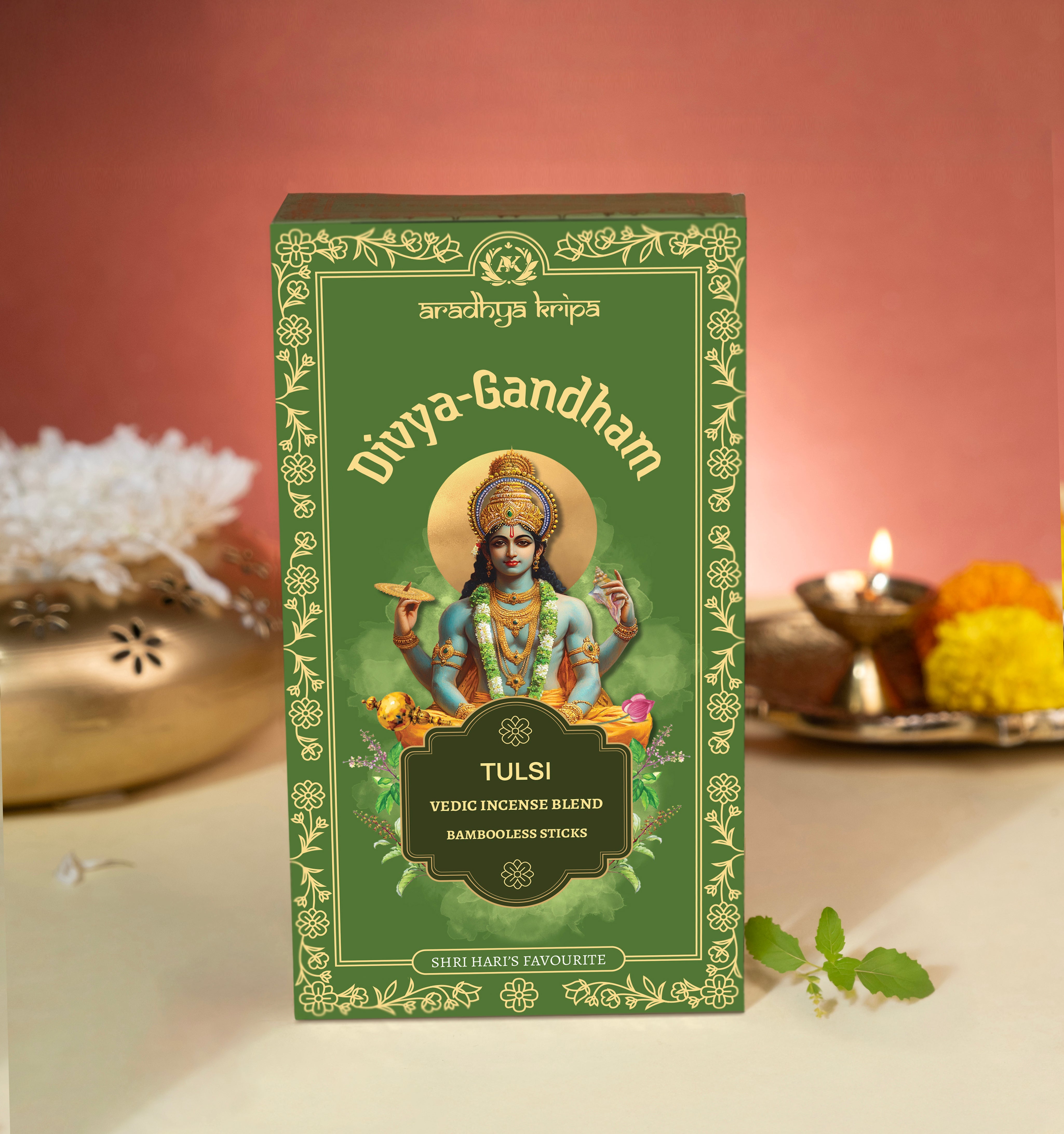 Vedic Incense (Dhoop) Sticks -  Tulsi | Holy Basil