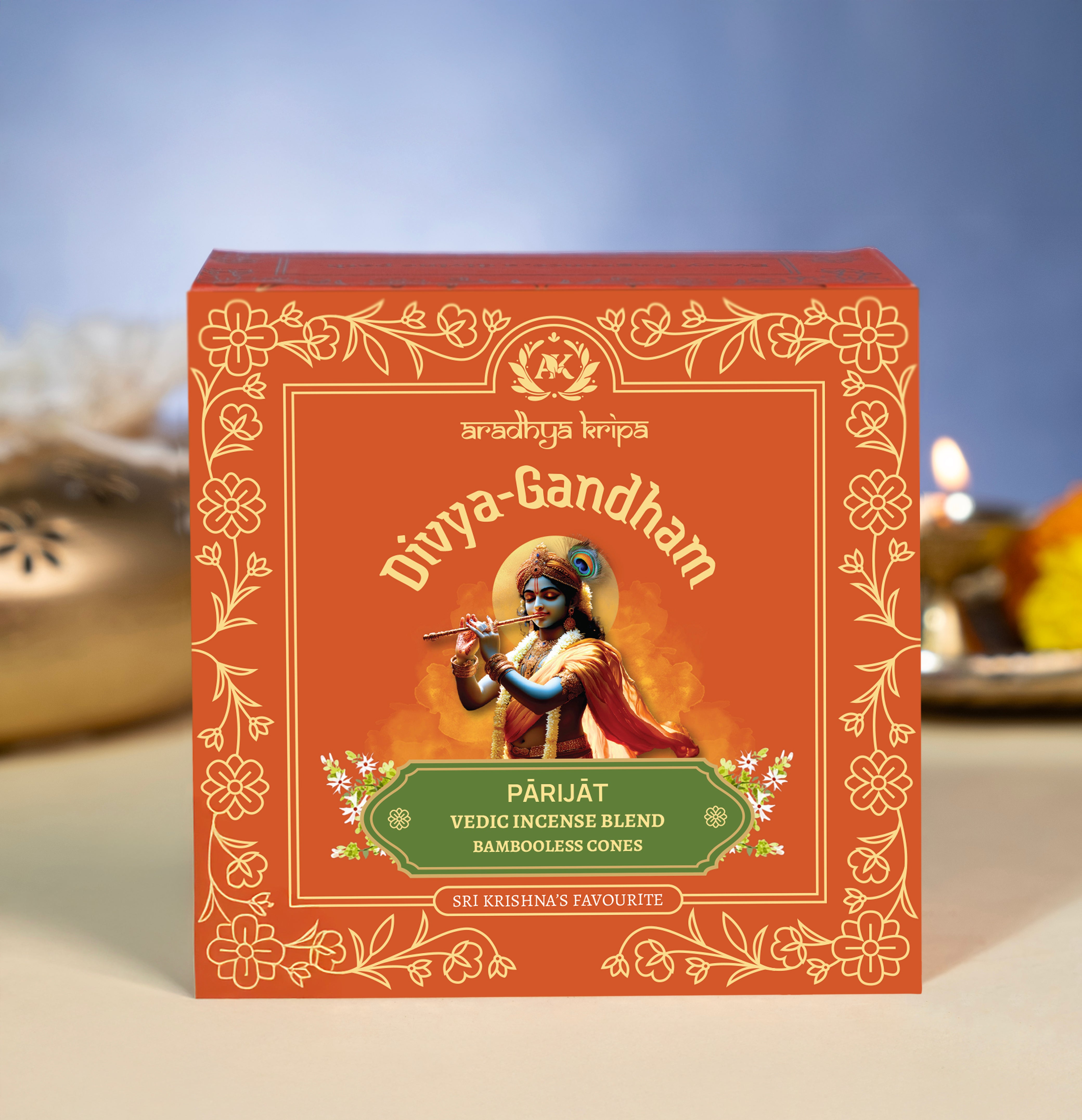 Vedic Incense (Dhoop) Cones -  Parijat | Harsingar