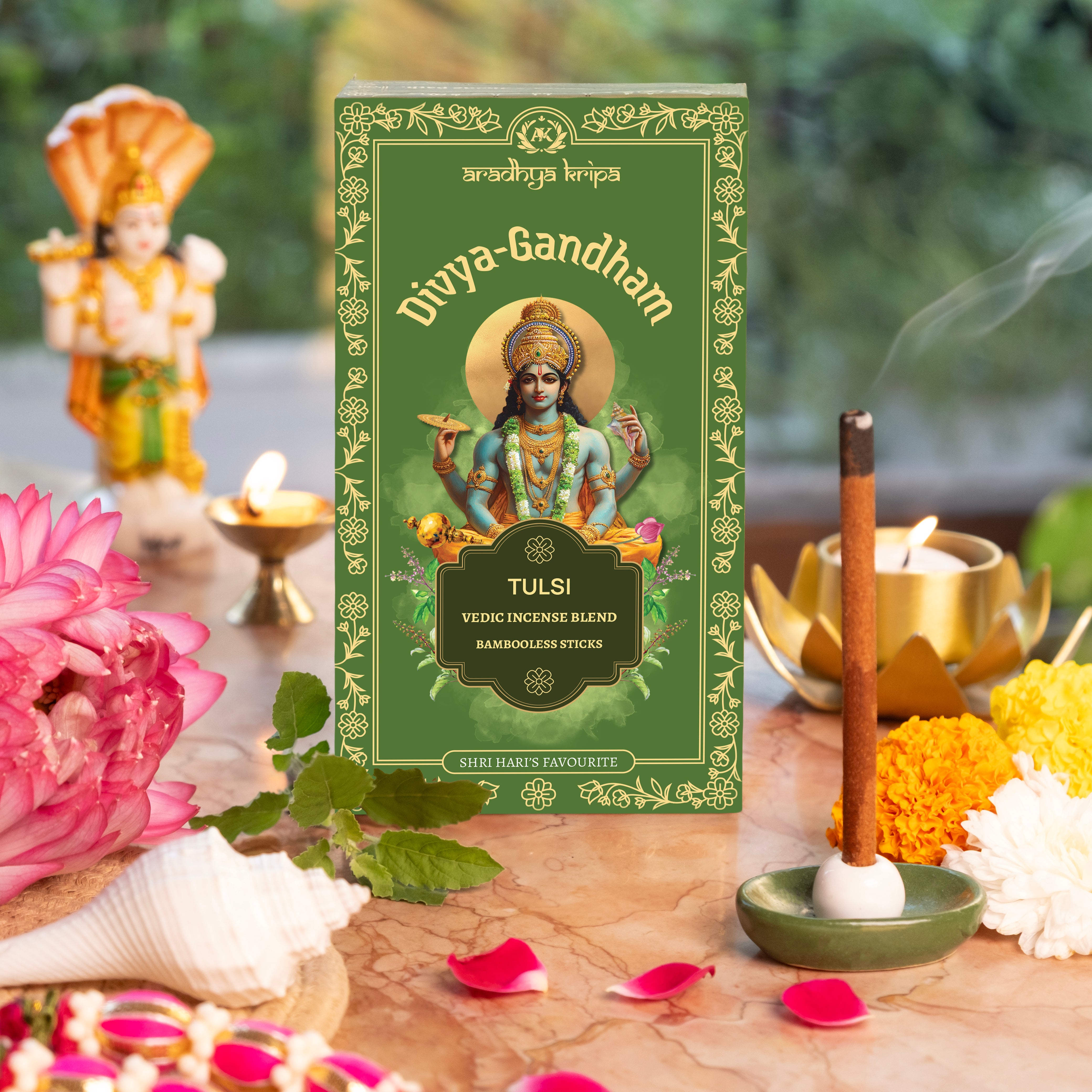 Vedic Incense (Dhoop) Sticks -  Tulsi | Holy Basil