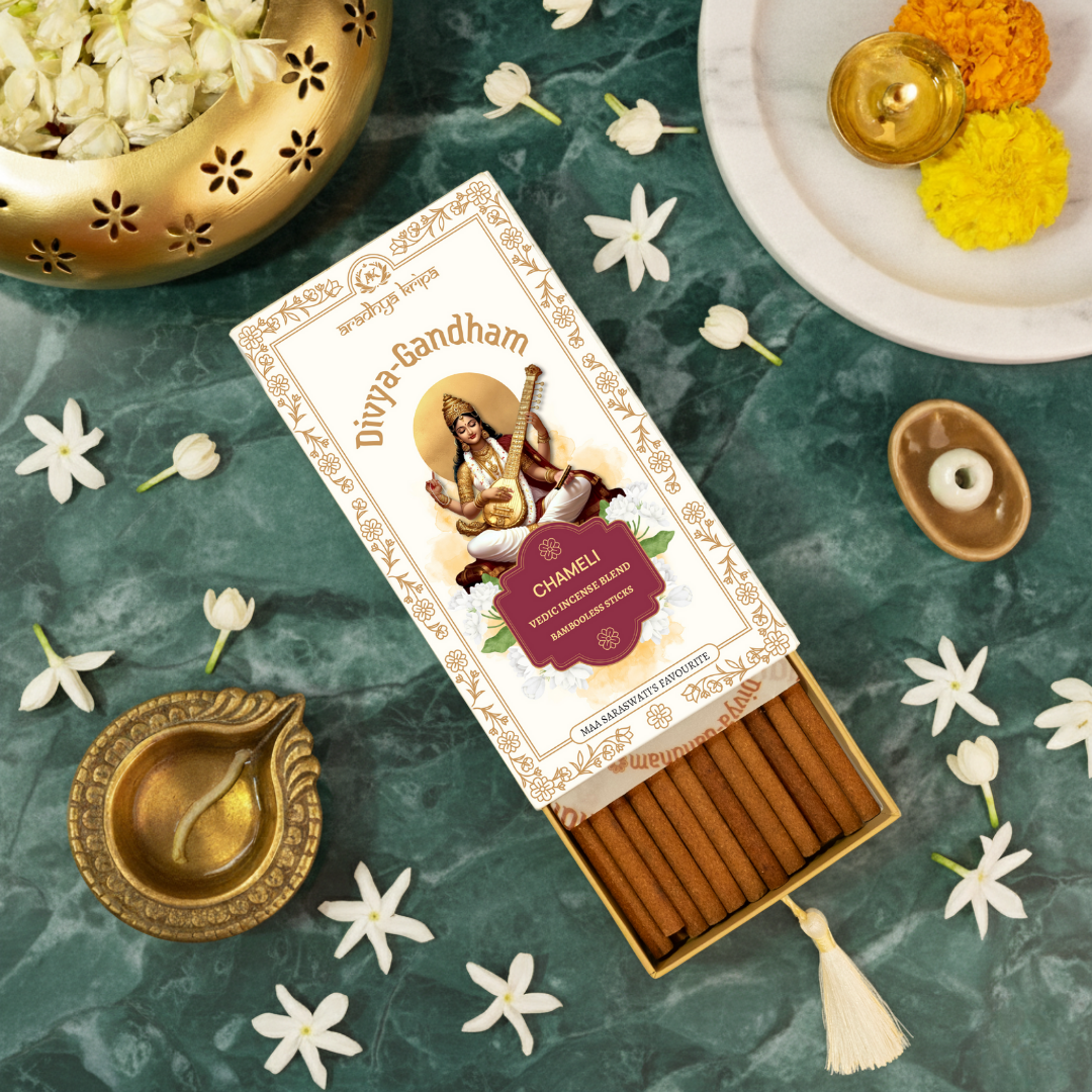 Vedic Incense (Dhoop) Sticks -  Chameli | Jasmine